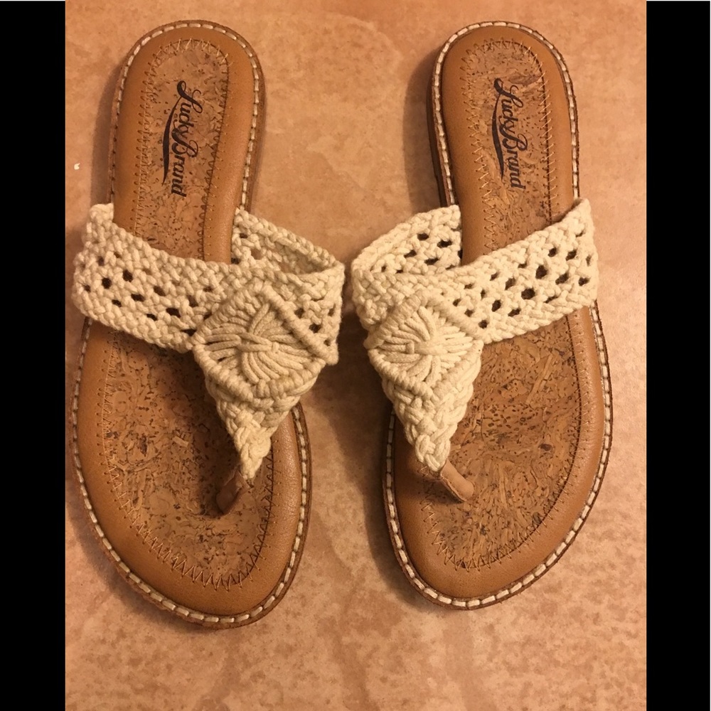 Lucky sandals.
